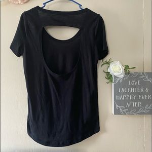 Open back PINK t-shirt